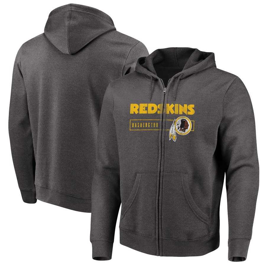Men's Washington Redskins Majestic Hyper Stack Full Zip Hoodie Heathered Charcoal,We sell and wholesale Men's Washington Redskins Majestic Hyper Stack Full Zip Hoodie Heathered Charcoal on line form chian!